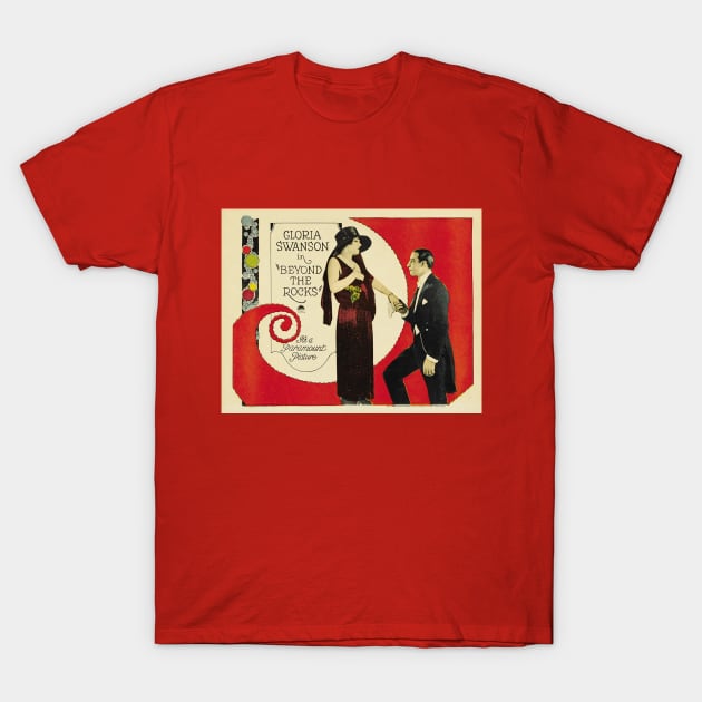 Gloria Swanson, Rudolph Valentino, «Beyond the Rocks» T-Shirt by Gilded Age